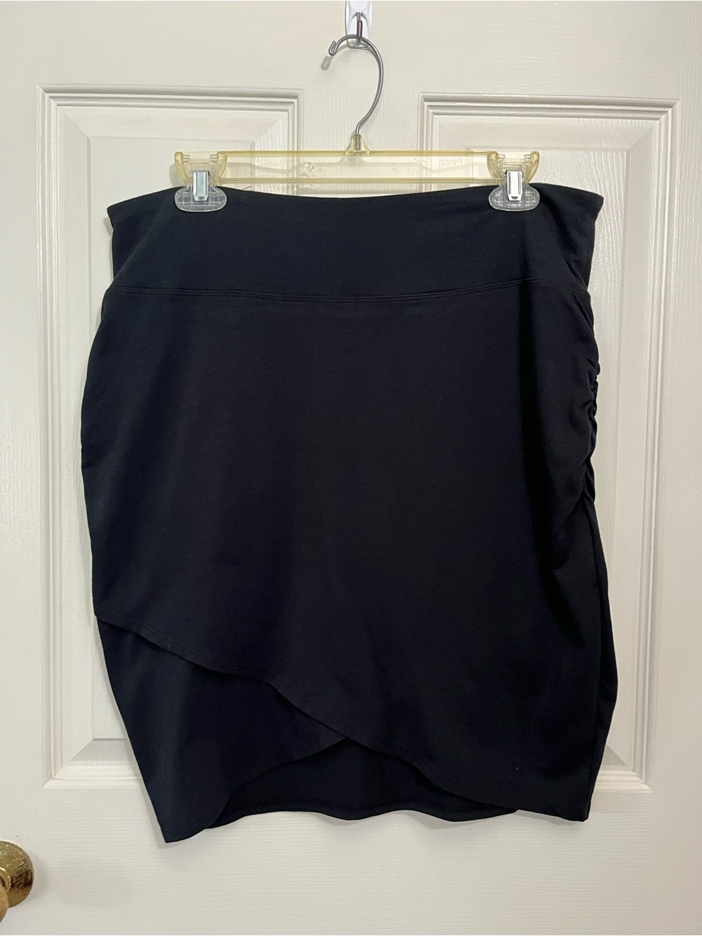 Earth Yoga Black Athletic Skirt Size L Organic Cotton Bamboo Athleisure - Picture 1 of 11